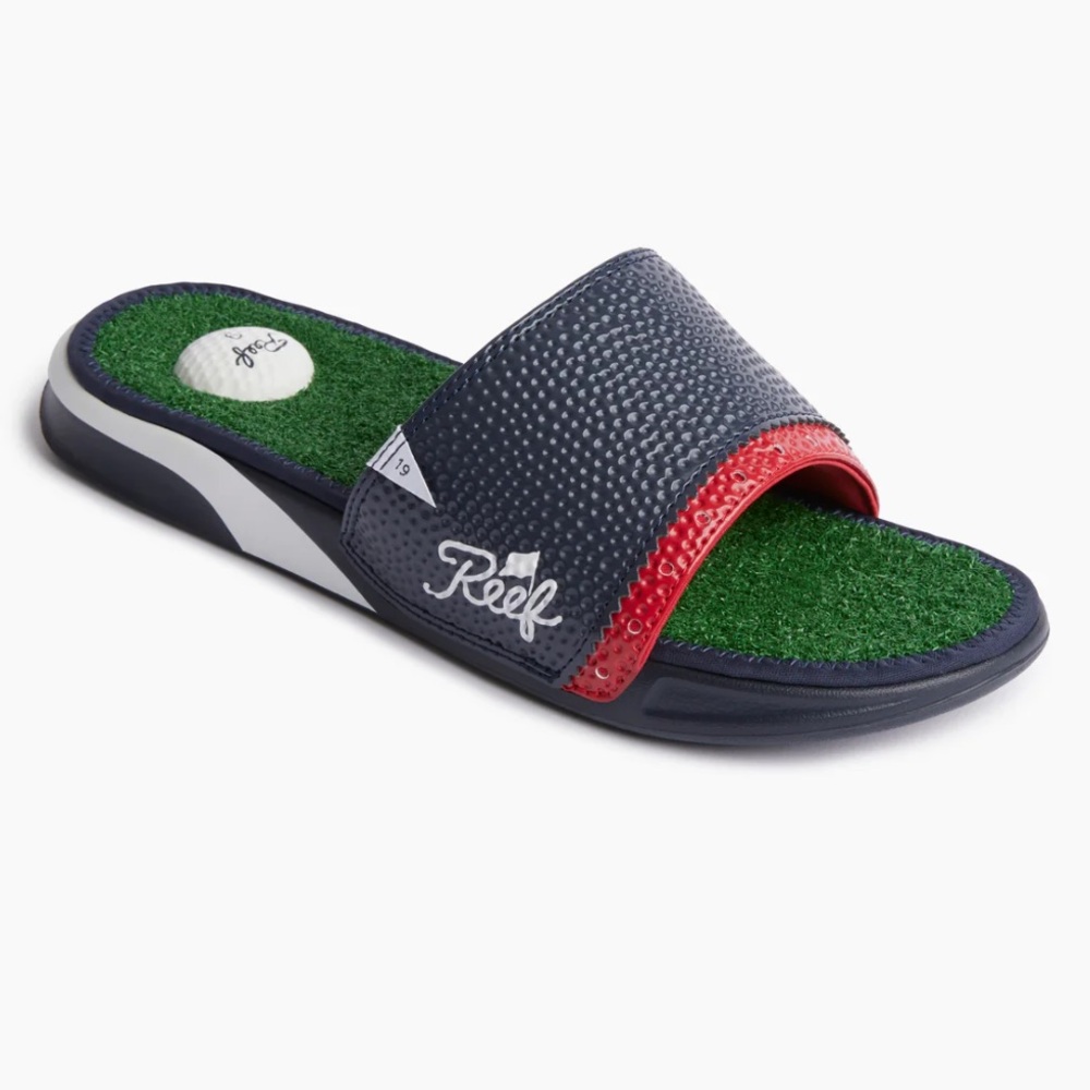 SOLD OUT Reef Limited Edition Men’s Patriotic Mulligan Slide  $55 Size 13